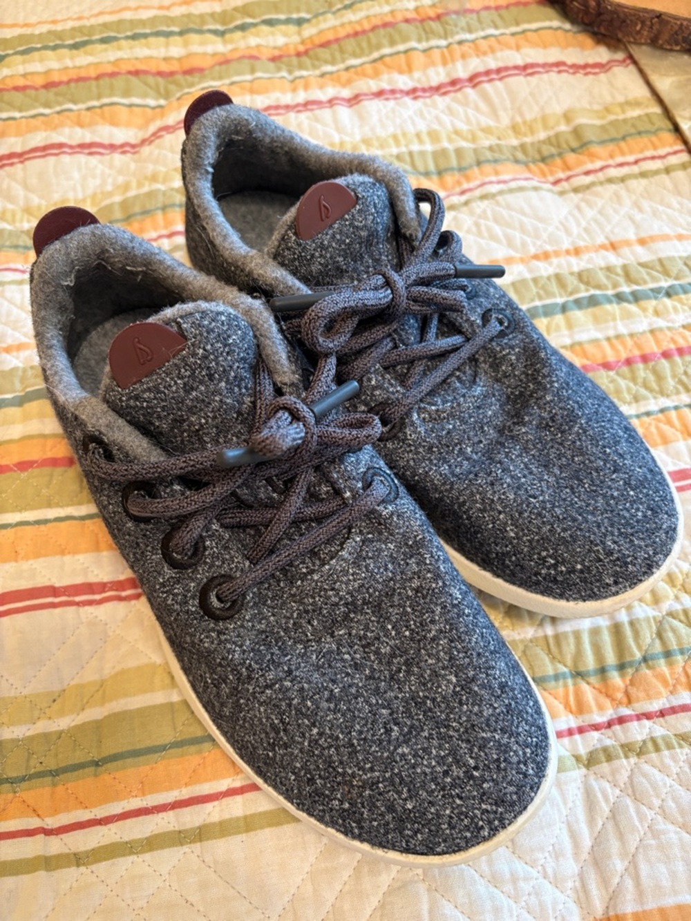 allbirds Heathered Charcoal Gray Wool Runners